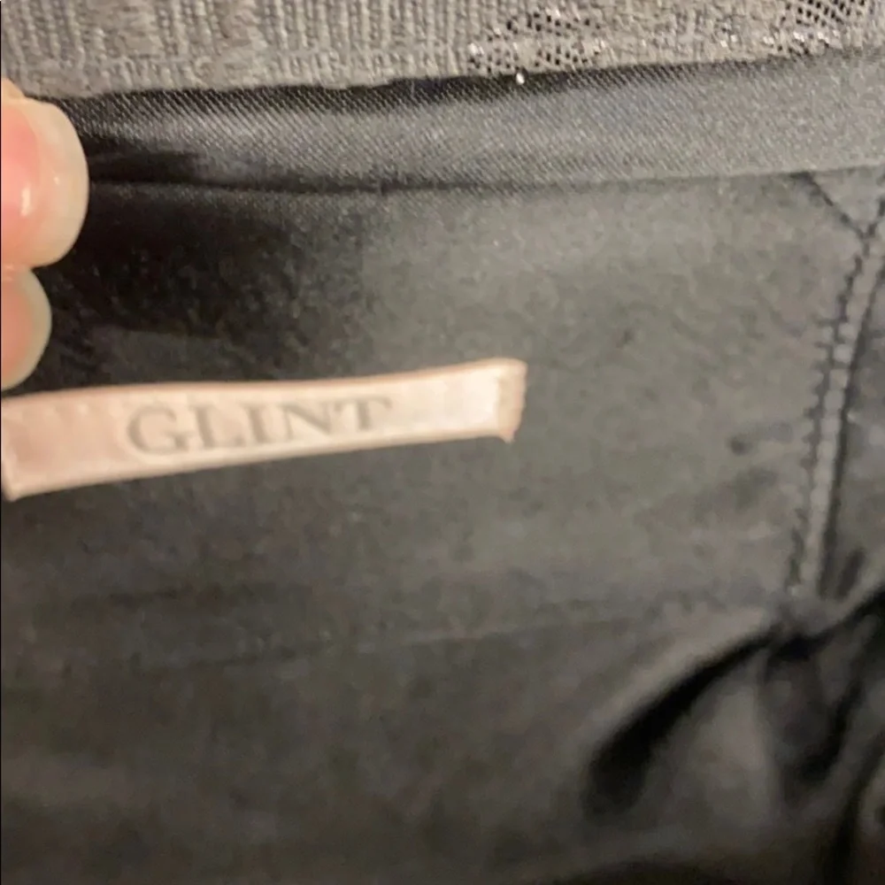 GLINT NWOT EMBELLISHED CLUTCH/SHOULDER BAG
